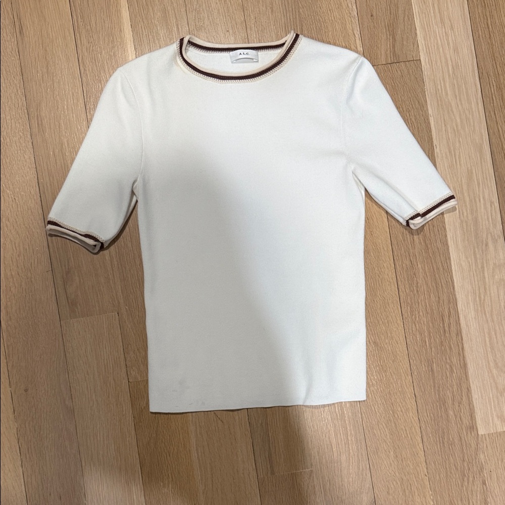A.L.C.
Janie Knit Short-Sleeve Top